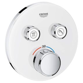 Grohe Grohtherm SmartControl - Termostatická vaňová batéria pod omietku s 2 ventilmi, mesačná biela 29151LS0