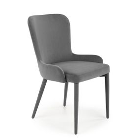Jedálenská stolička K425 - sivá / čierna