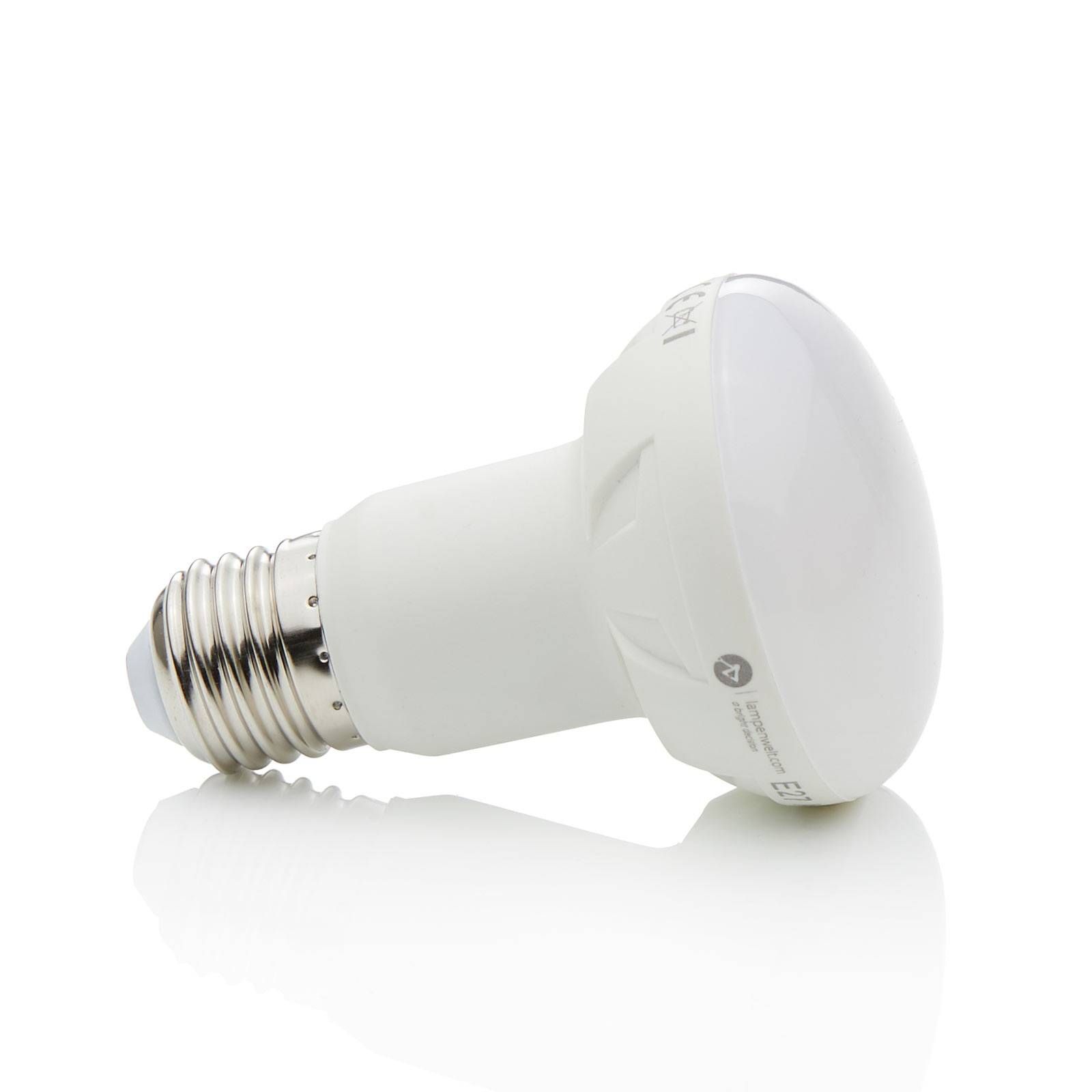 Lindby E27 11W 830 LED reflektor žiarovka R63 biela 120°, plast, E27, 11W, Energialuokka: F, P: 9.9 cm