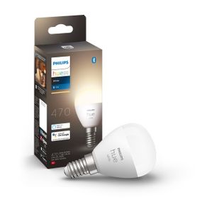 Philips Hue 8719514356696 LED žiarovka 1x5,7W | E14 | 470lm | 2700K | P45 - Bluetooth, White