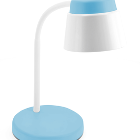 Stolná lampa GTV HELIN LB-HEL6W-25-DC modrá 6W 4000K