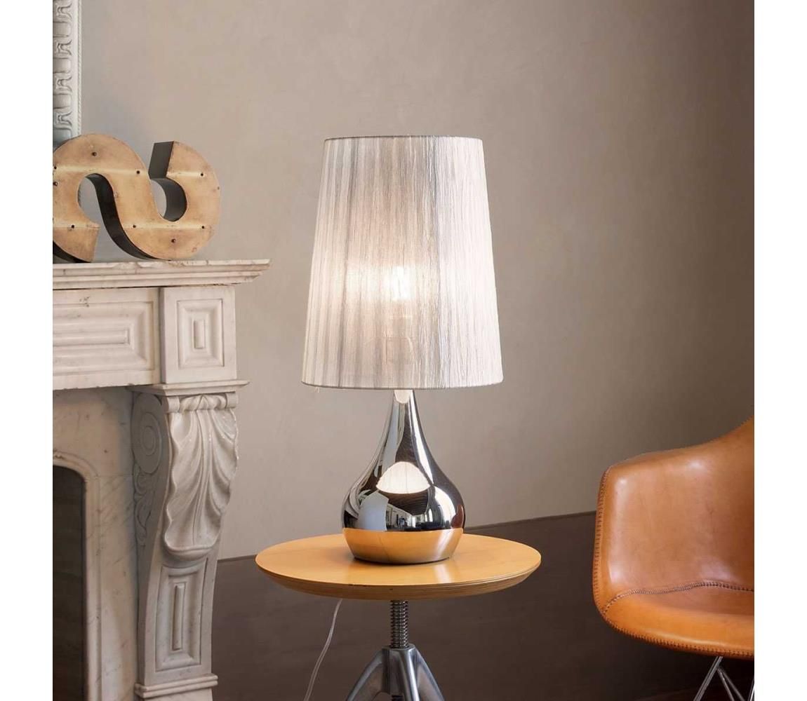 Ideal Lux - Stolná lampa 1xE14/40W/230V biela