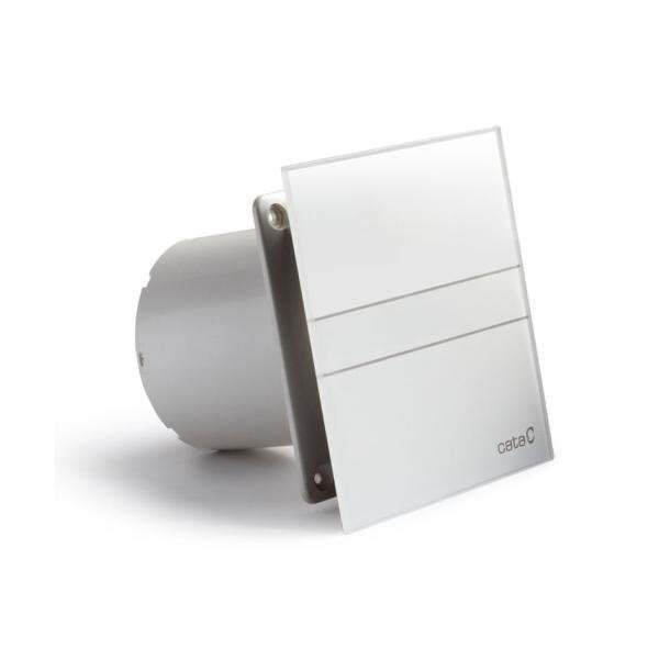 Sapho Cata E - Koupelnový ventilátor axiální s časovačem E-100 GT, 8 W, potrubí 100 mm, bílá 00900100