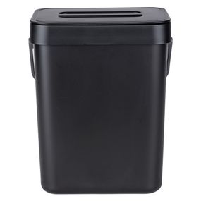 Čierny závesný odpadkový koš Wenko Black Outdoor Kitchen Tago, 5 l