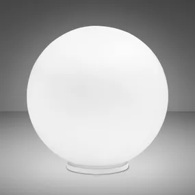 Fabbian Lumi Sfera stolná lampa, ležiaca, Ø 40 cm, Obývacia izba / jedáleň, sklo, plast, E27, 22W, K: 40.5cm