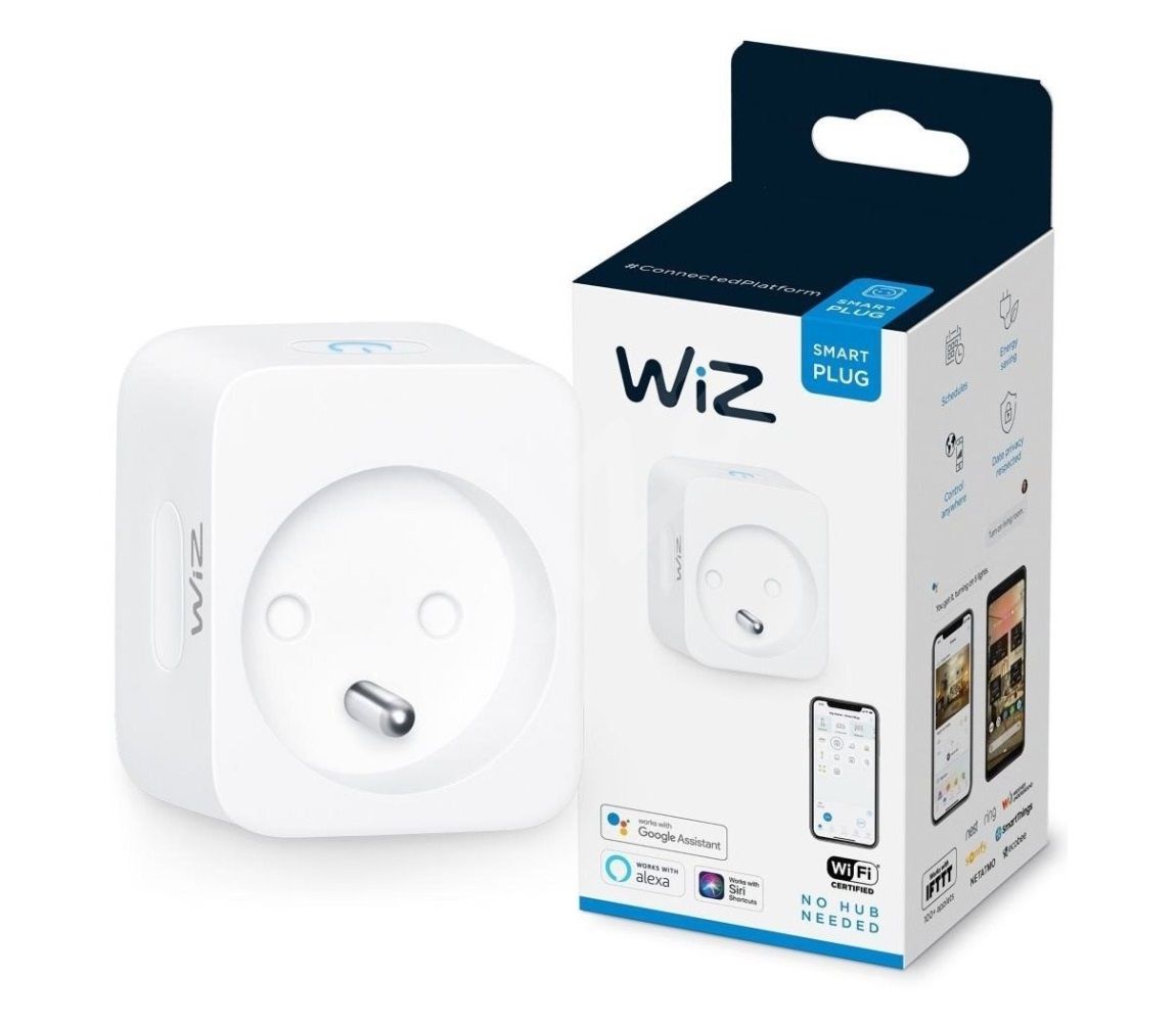 WiZ - Inteligentná zásuvka E 2300W Wi-Fi