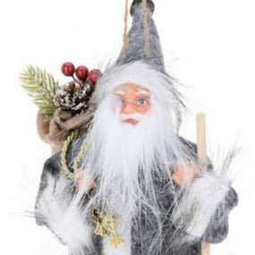 Kinekus Postavička Santa 20 cm sivý
