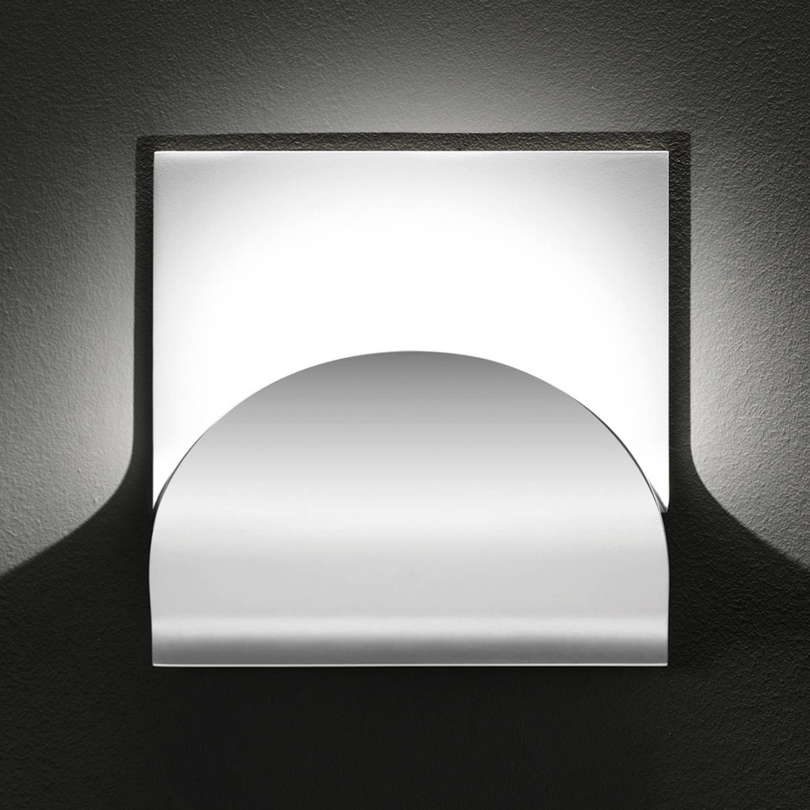 Cini & Nils Cini&Nils Incontro nástenné LED svietidlo biele, Chodba, kov, 15W, L: 21.5 cm, K: 21.5cm