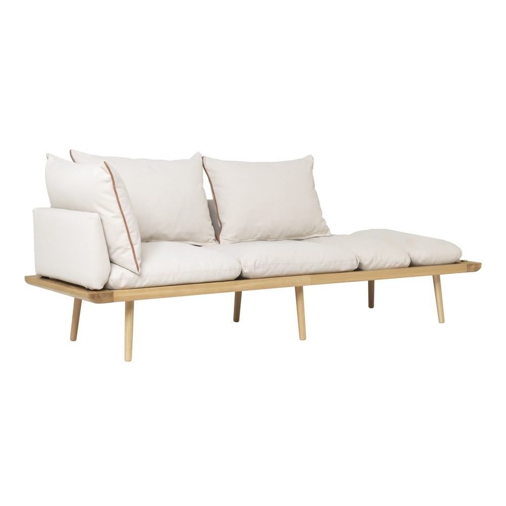 Krémovobiela pohovka 232 cm Lounge Around – UMAGE