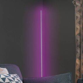 LEDVANCE SMART+ WiFi Floor Corner biela 140 cm, Obývacia izba / jedáleň, hliník, plast, 14W, P: 36.5 cm, L: 36.5 cm, K: 140cm