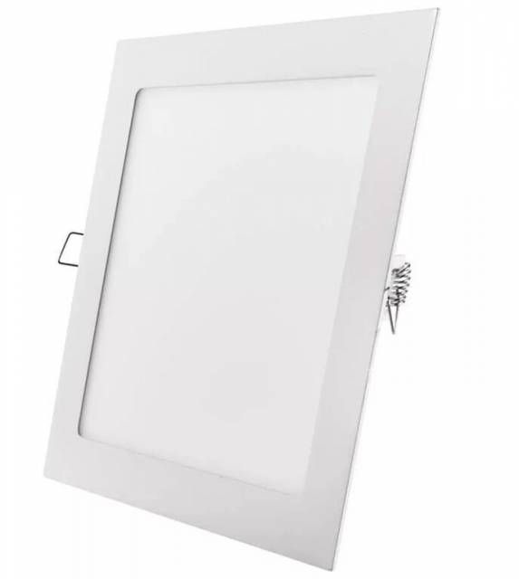 EMOS LED panel štvorcový vstavaný 18W, biely, 22x22cm, neutrálna biela ZD2142