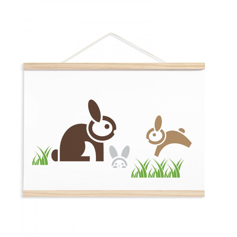 Pieris design Detský plagát - zajačikovia