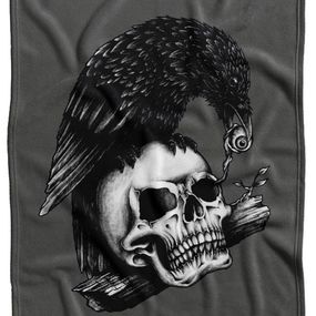 Deka Crow and skull