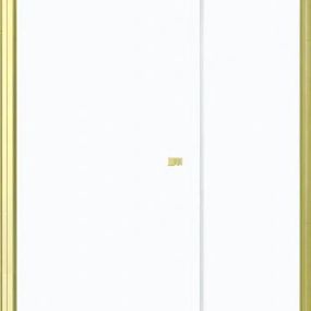 MEXEN/S - PRETORIA sprchovací kút 80x90 cm, transparent, zlatá 852-080-090-50-00