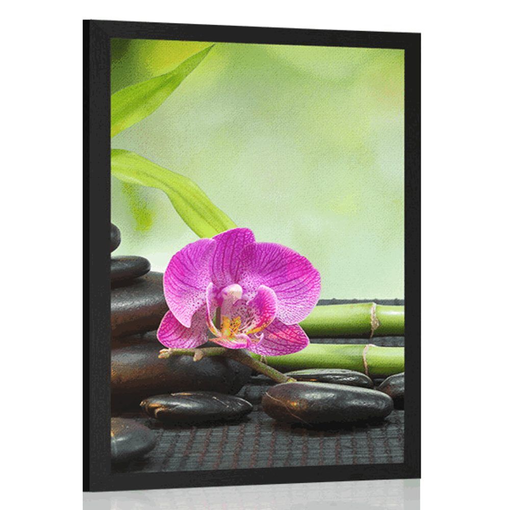 Plagát Feng Shui zátišie - 40x60 black