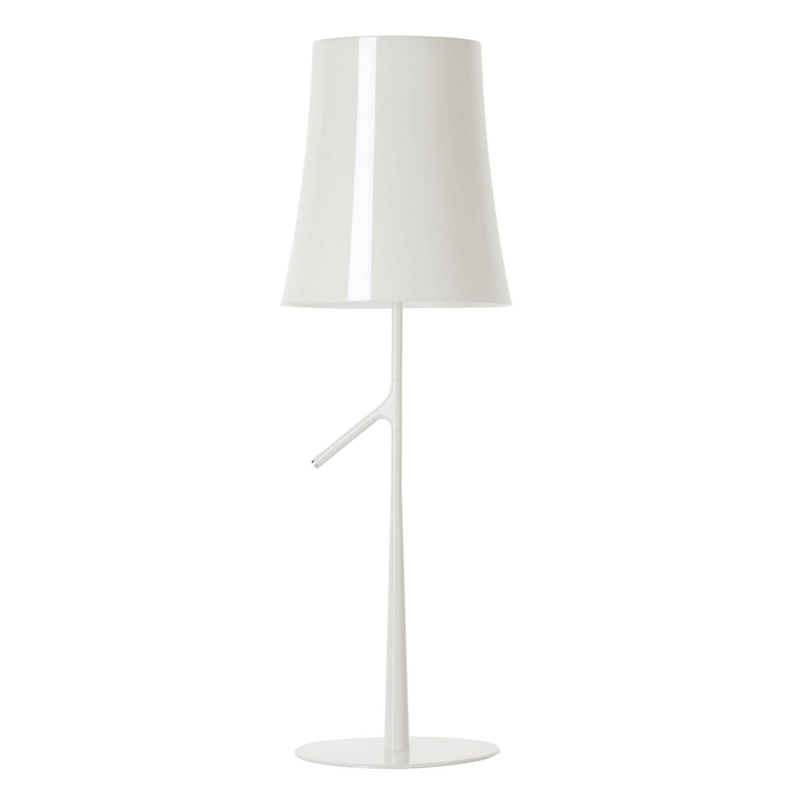 Foscarini Birdie grande stol. LED lampa biela dim, Obývacia izba / jedáleň, polykarbonát, lakovaná oceľ, kov, 8.4W, K: 70cm