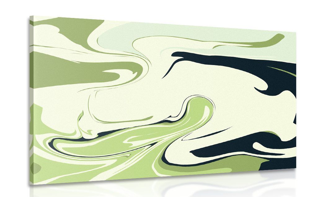 Obraz abstraktný zelený vzor