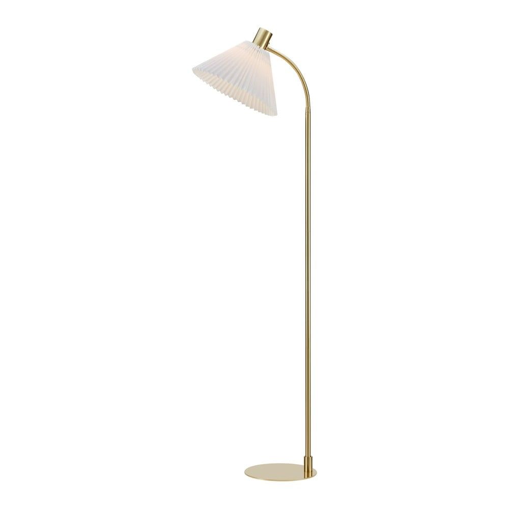 Stojacia lampa v bielo-zlatej farbe (výška 145 cm) Mira - Markslöjd