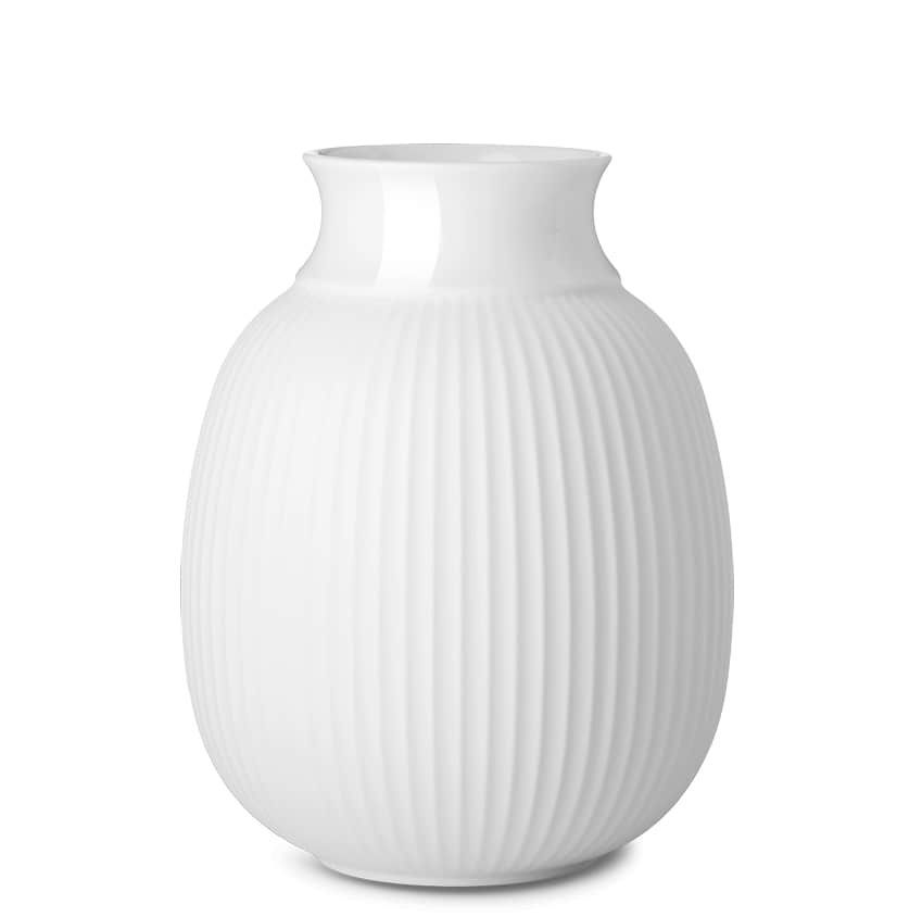 LYNGBY Porcelánová váza Curve Vase 17,5 cm