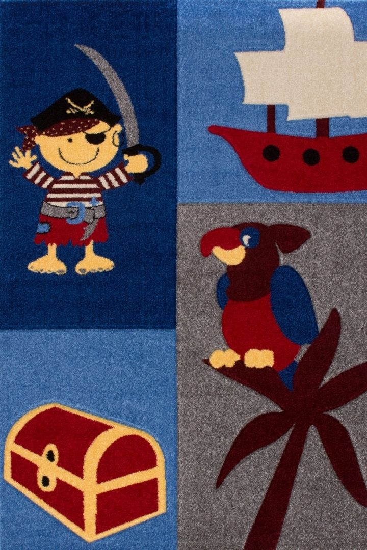 Detský koberec Amigo 313 Blue (190 x 133 cm)