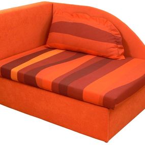 Detská posteľ 80 cm Kubo (s molitanovým matracom) (P)