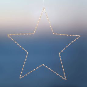 Sirius Deko LED hviezda Liva Star, zlatá, Ø 70 cm
