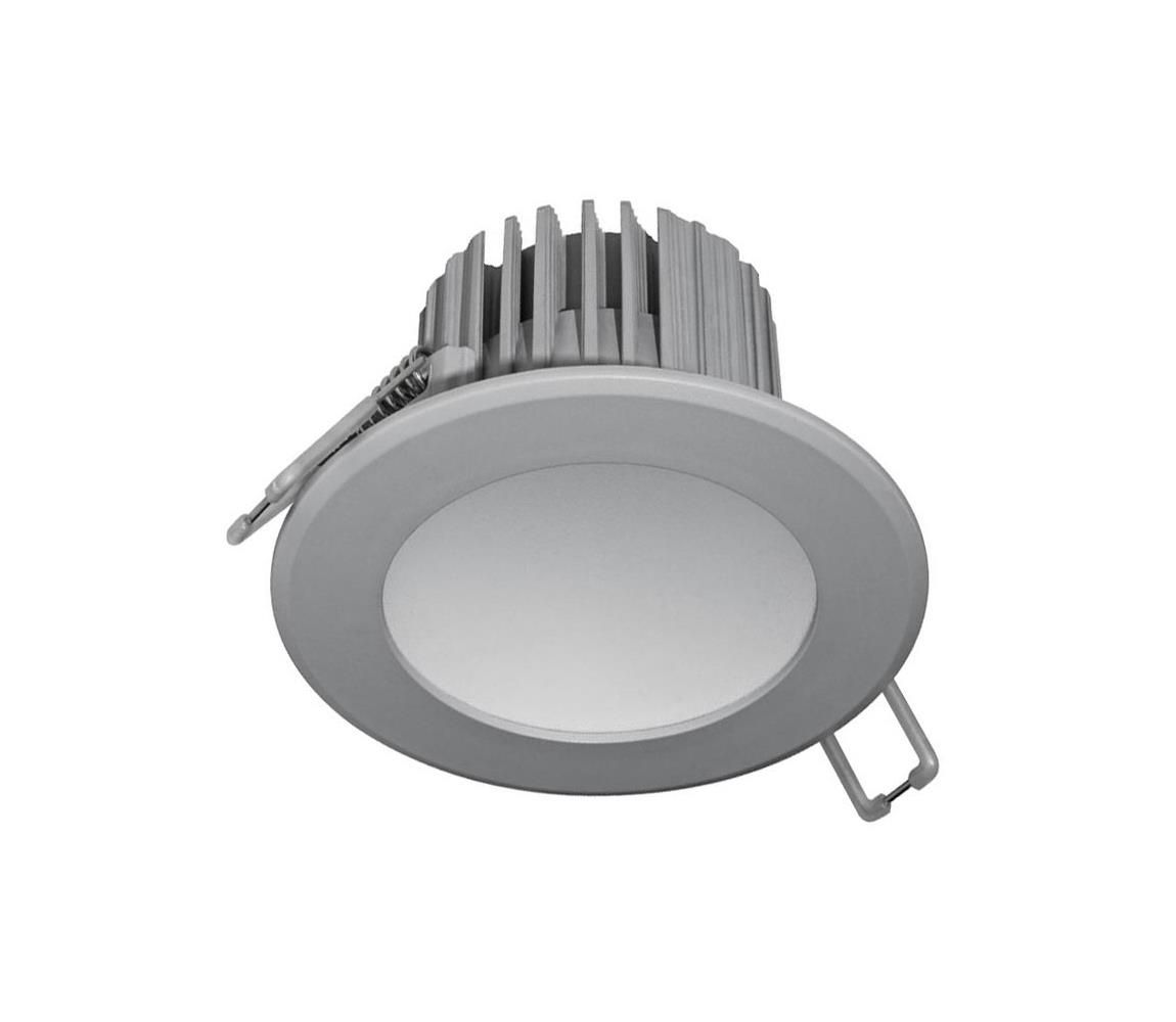 LED Kúpeľňové podhľadové svietidlo LED/7W/230V 2800K šedá IP44