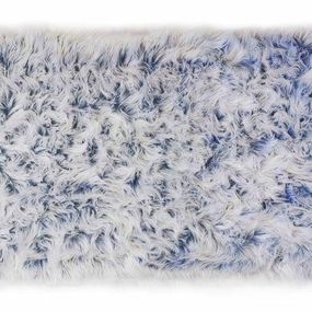Kusový koberec s vysokým vlasom OMBRE 80 x 140 cm - modrý