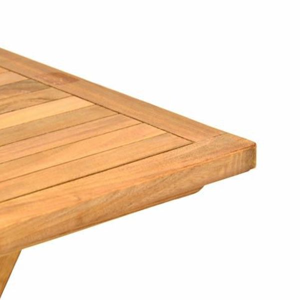 Divero 34944 Záhradný drevený skladací stolík výška 50 cm