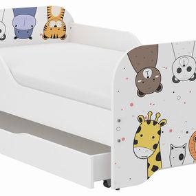 Detská posteľ KIM - MINI ZOO 160x80 cm
