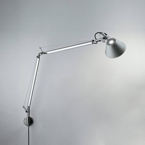 Artemide Nástenné LED svietidlo Tolomeo 3 000 K, Obývacia izba / jedáleň, hliník, 10W, K: 131cm