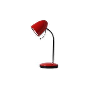 Aigostar - Stolná lampa 1xE27/36W/230V červená/chróm