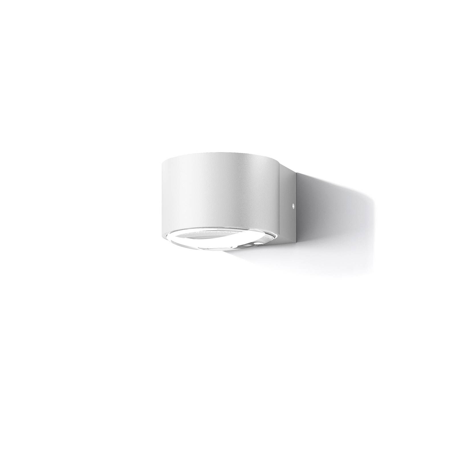 LOOM DESIGN Frey vonkajšie LED IP65 1 x 6 W biela, Kúpeľňa, hliník, sklo, 6W, L: 10.7 cm, K: 7.1cm