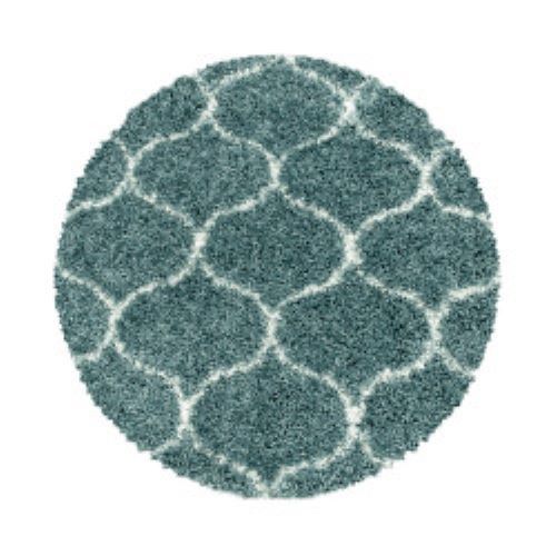 Ayyildiz koberce Kusový koberec Salsa Shaggy 3201 blue kruh - 80x80 (priemer) kruh cm