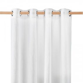 Biela záclona do každej izby v rozmere 140 x 280 cm