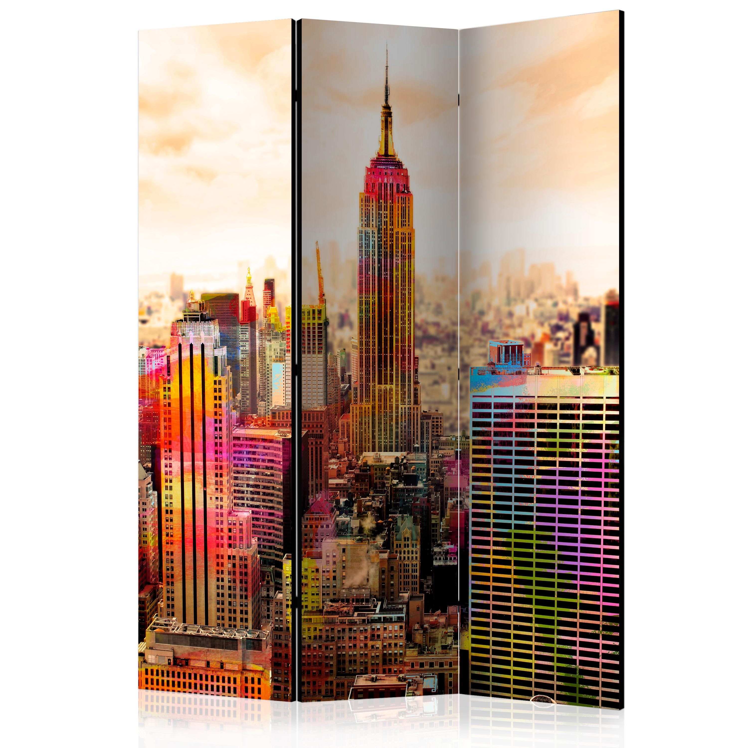 Artgeist Paraván - Colors of New York City III [Room Dividers]