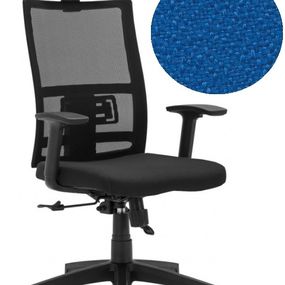 kancelárská stolička MIJA modrá, vzorkový kus Rožnov