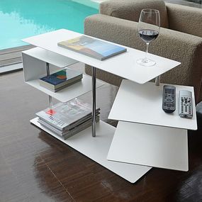 Radius design cologne Stolík RADIUS DESIGN (X-CENTRIC TABLE 2 white 570C) biely