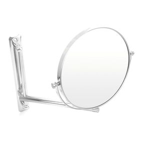 Emco Cosmetic mirrors Pure - Nástenne okrúhle holiace a kozmetické zrkadlo, Ø 190 mm, 3 zväčšovacie sklo, chróm 109400101