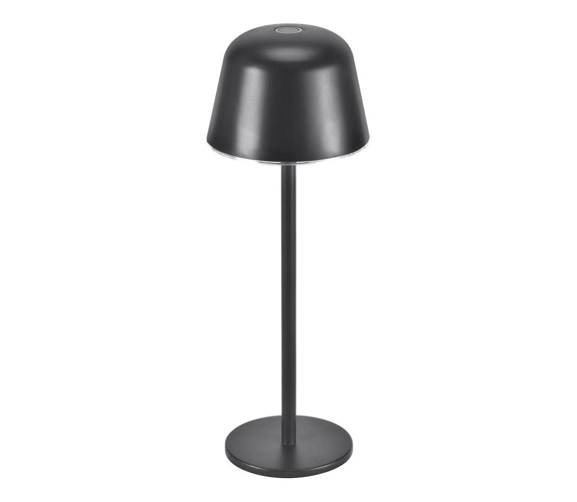 Ledvance - LED Stmievateľná vonkajšia nabíjacia lampa TABLE LED/2,5W/5V IP54 čierna