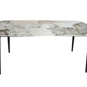 Keramický jedálenský stôl Garold 180 cm prírodný kameň