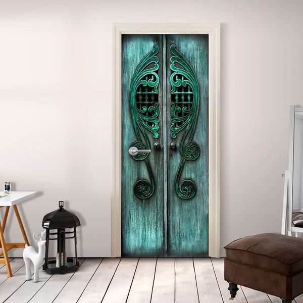 Fototapeta na dvere s motívom smaragdovej brány - 100x210