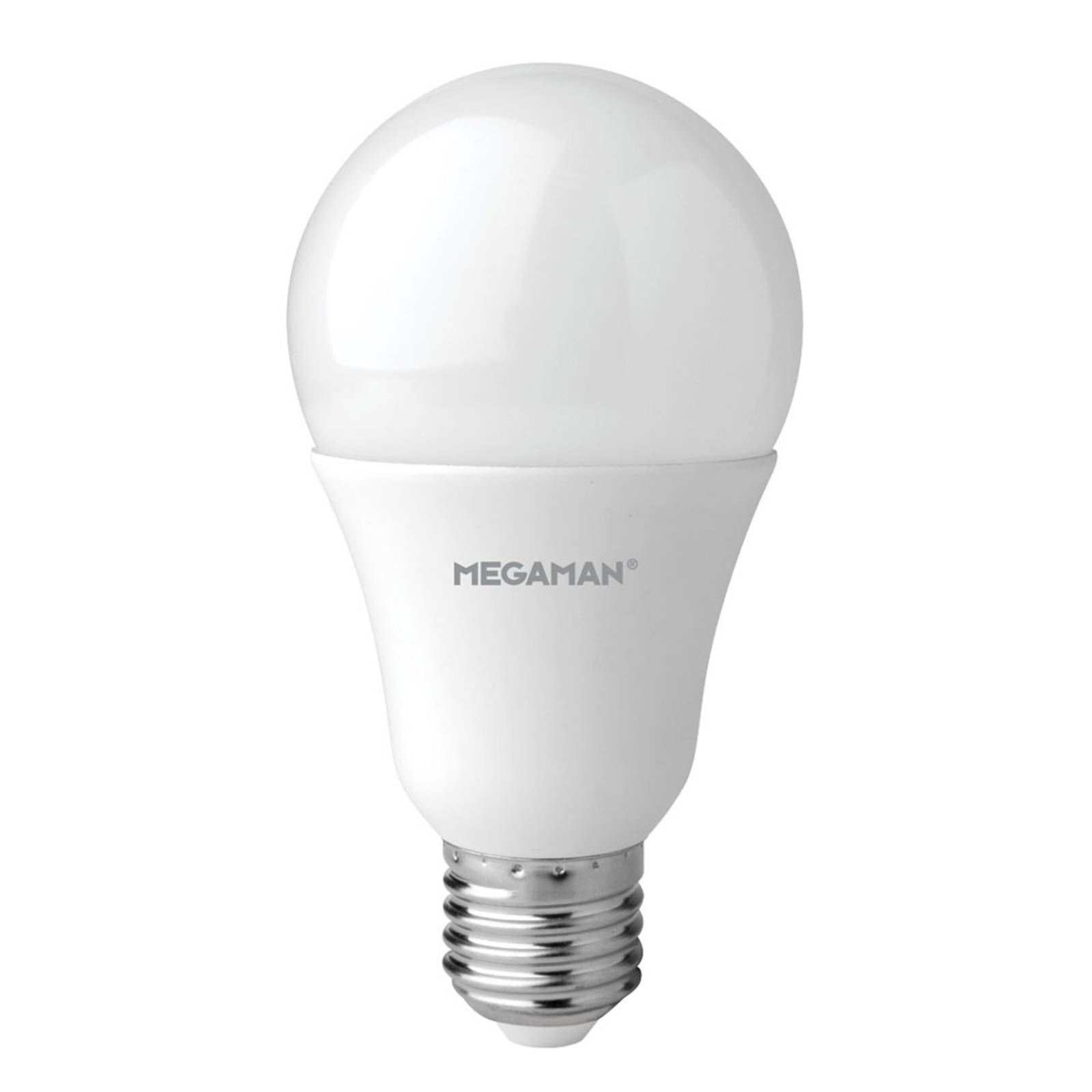 Megaman ingenium ZB LED žiarovka E27 9 W 2 700 K, plast, E27, 9W, Energialuokka: F, P: 12.5 cm