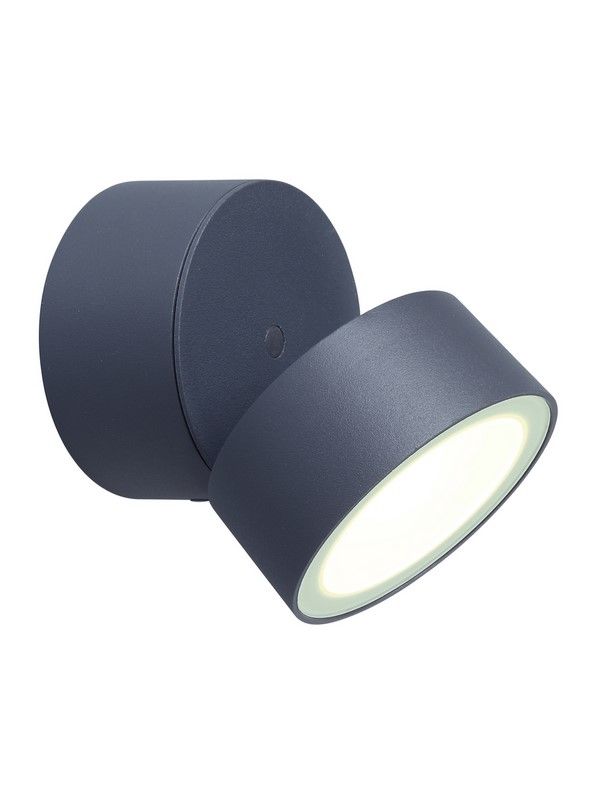 LUTEC 5626001118 TRUMPET nástenné LED svietidlo 9,5W 4000K IP54 tmavá šedá