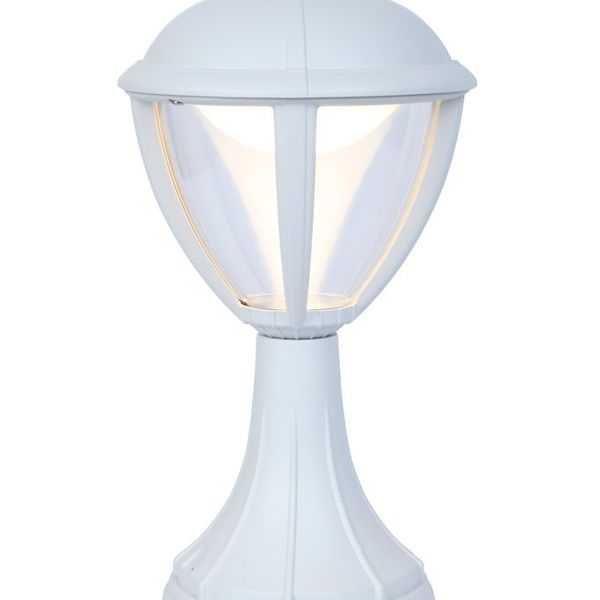 Lutec 7260401030 LED vonkajšie stojaca lampa Unite 1X9W | 3000K | IP44 - matná biela