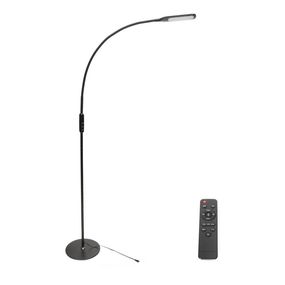 LED Stmievateľná stojacia lampa LED/9W/24V čierna + diaľkové ovládanie