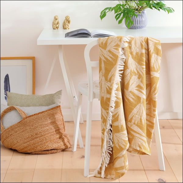Biederlack Bavlnená deka Bambus béžová 130x180 cm
