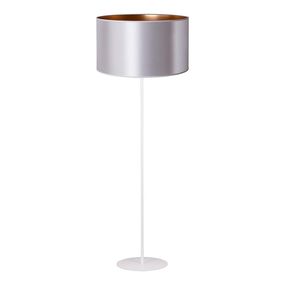 Stojacia lampa CANNES 1xE27/15W/230V 45 cm strieborná/medená/biela