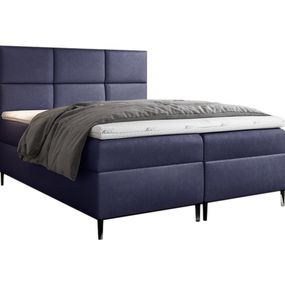 Expedo Čalúnená posteľ boxspring GRETA + topper, 200x200, fancy 79