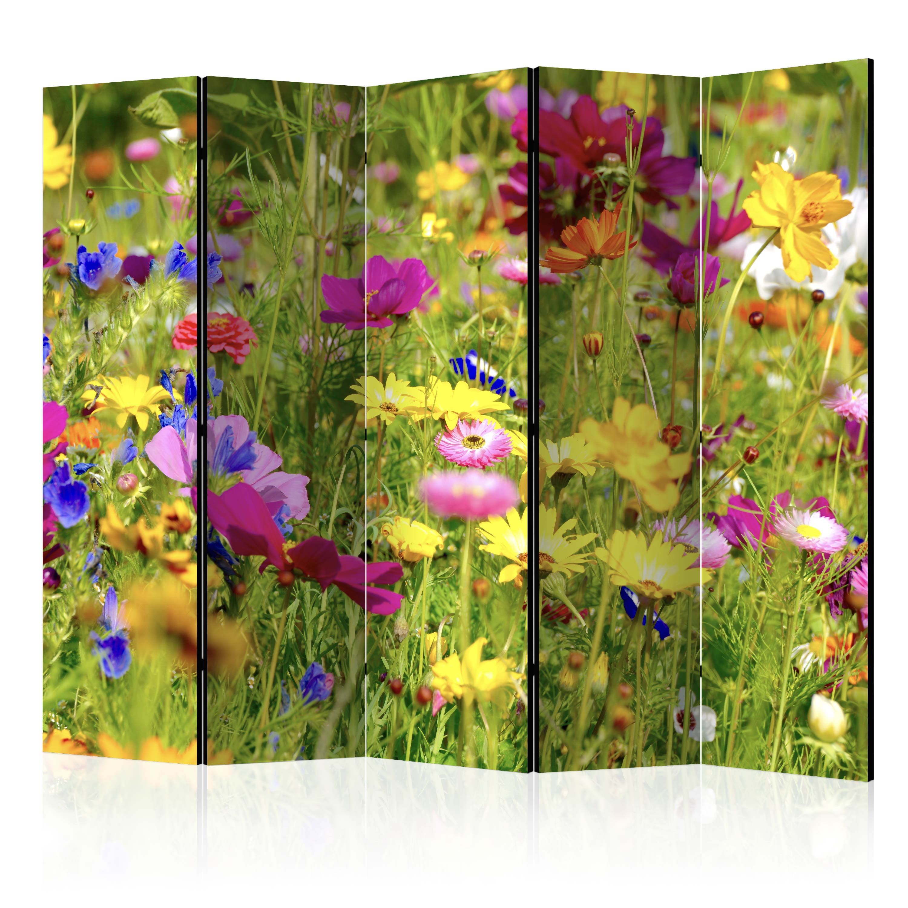 Artgeist Paraván - Summer Flowers II [Room Dividers]